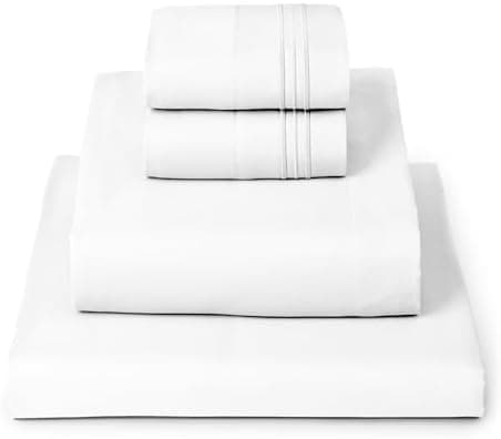 Mellanni Queen Sheets Set - 4 PC Iconic Collection Bedding - Hotel Luxury, Extra Soft, Cooling