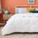 LINENSPA White Down Alternative Comforter and Duvet Insert, Queen - All-Season, Box Stitched